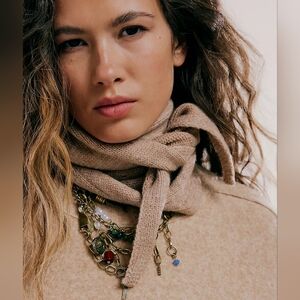 Free People Tan Scarf
